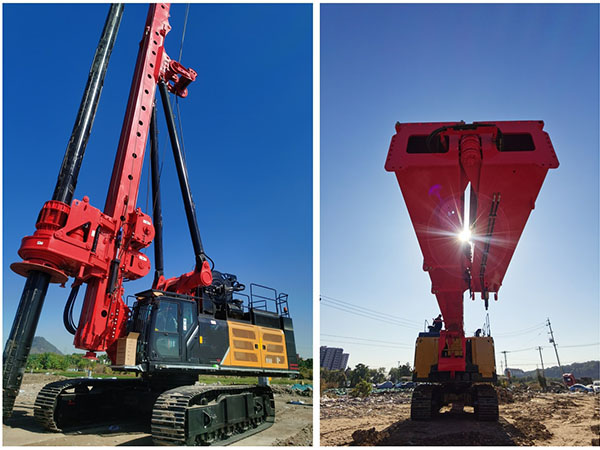 Sino Mechanical's rotary drilling rigs shipped to European customers